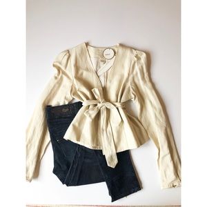 Cream jacket